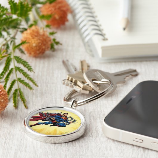 Porte-clés Superman breaks chains (Côté)