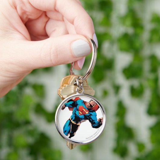 Porte-clés Superman en costume (main)