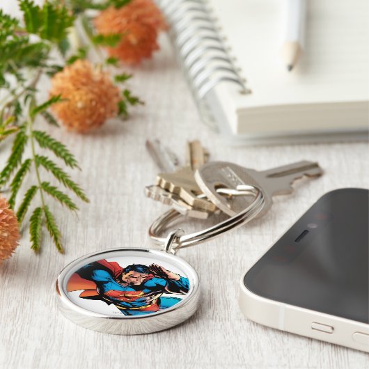 Porte-clés Superman Flying Kick (Côté)