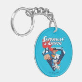 Porte-clés Superman & Krypto Soar (Devant gauche)
