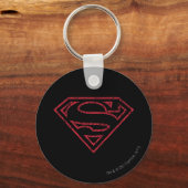 Porte-clés Superman S-Shield | Logo en ligne rouge (Recto)
