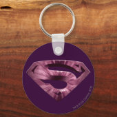 Porte-clés Superman S-Shield | Logo Rose Star Burst (Recto)