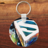 Porte-clés Superman Stylisé | Logo Urban Graffiti (Recto)