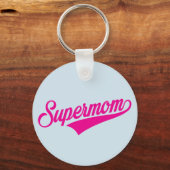 Porte-clés Supermom(bleu) - (Recto)