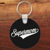 Porte-clés Supermom(noir) - (Recto)