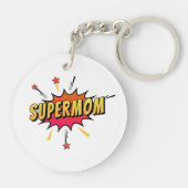 Porte-clés Supermom Retro Comic Pop Art| Porte - clé (Dos)