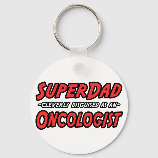 Porte-clés SuperPapa...Oncologue (Recto)