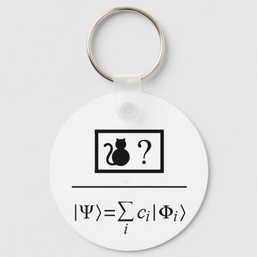 Porte-clés Superposition quantique (Recto)