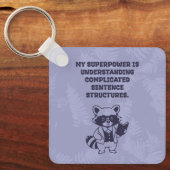 Porte-clés Superpower Complicated Sentence Structures Grammar (Recto)