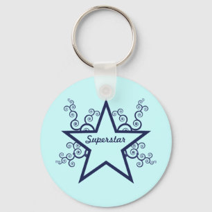 Porte-clés Superstar Porte - clé, Bleu foncé