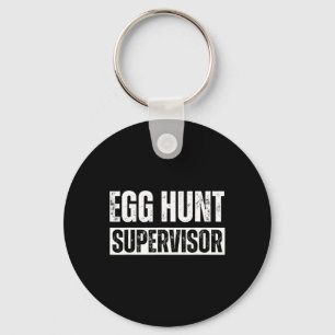 Porte-clés Superviseur de chasse aux œufs - Maman Papa Fête d