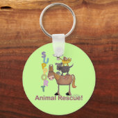 Porte-clés Support Animal Rescue (Recto)