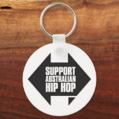 Porte-clés Support Bague clé Hip hop australienne (Recto)