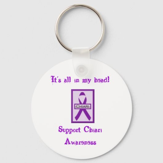 Porte-clés Support Chiari Awareness Keychain (Recto)