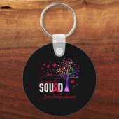Porte-clés Support Squad For Brain Aneurysm Awareness (Recto)