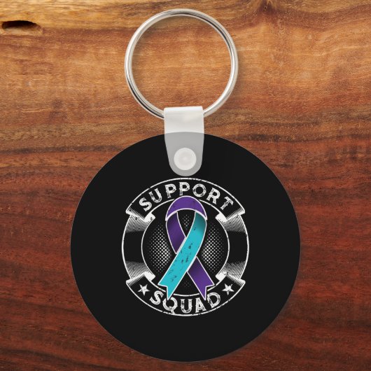 Porte-clés Support Squad Ribbon Suicide Prevention (Recto)