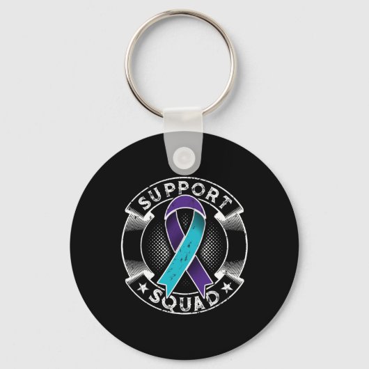 Porte-clés Support Squad Ribbon Suicide Prevention (Recto)