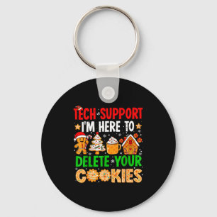 Porte-clés Support technique de Noël ici pour supprimer les c