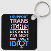 Porte-clés Support Transgenre Ally Trans Pride Drapeau (Dos)