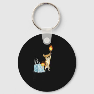 Porte-clés Supprimer la glace mème de chien chihuahua drôle f