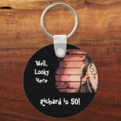 Porte-clés Sur la colline Funny Redneck 50e anniversaire (Recto)