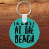 Porte-clés Sur La Plage (Recto)