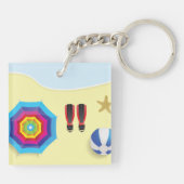 Porte-clés Sur La Plage (Dos)