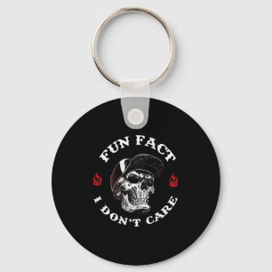 Porte-clés (sur le dos) Fun Fact Je ne me soucie pas Drôle Sk