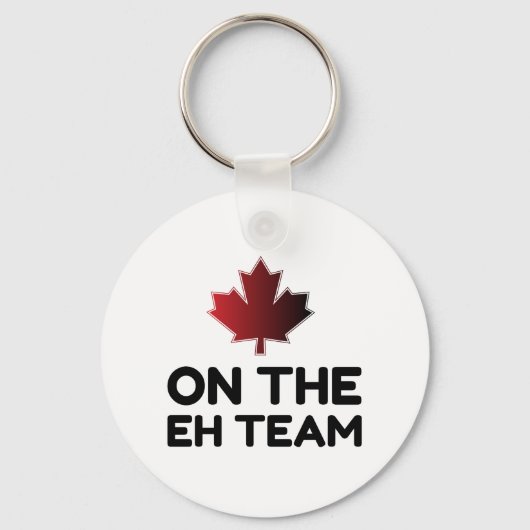 Porte-clés Sur Le Eh Équipe Canada Drôle (Recto)