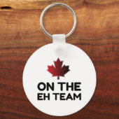 Porte-clés Sur Le Eh Équipe Canada Drôle (Recto)
