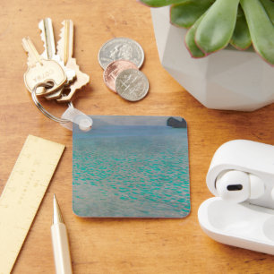 Porte-clés Sur le lac Attersee par Gustav Klimt, art vintage