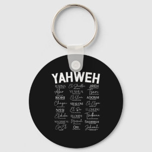 Porte-clés Sur le t-shirt Noms hébreux Dieu hébreu Jésus