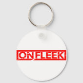 Porte-clés Sur le timbre Fleek (Verso)