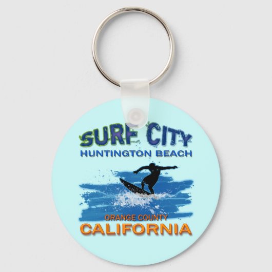 PORTE-CLÉS SURF CITY HUNTINGTON BEACH (Recto)