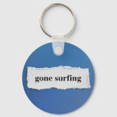Porte-clés surf, dans le bleu (Recto)
