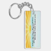 Porte-clés Surf d'été et soleil (Devant gauche)