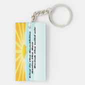 Porte-clés Surf d'été et soleil (Dos)