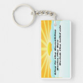 Porte-clés Surf d'été et soleil (Devant)