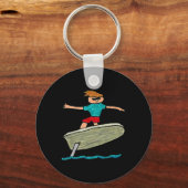 Porte-clés Surf Efoil (Recto)