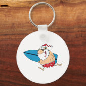 Porte-clés surf père Noël (Recto)