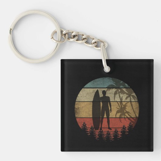 PORTE-CLÉS SURF VINTAGE (Devant)