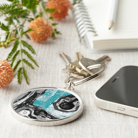 Porte-clés Surface Current – Abstract Flow & Structure Premiu (Côté)