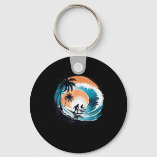 Porte-clés Surfboarder Hawaii Wave Surf Surfboard Lover Be