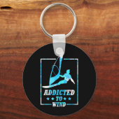 Porte-clés Surfer Addicité Au Vent (Recto)