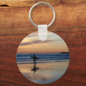 Porte-clés Surfer au coucher du soleil (Recto)