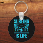 Porte-clés Surfer, c'est la vie (Recto)