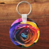 Porte-clés Surfer sur le Rose Rainbow (Recto)