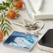 Porte-clés Surfer sur les Tubes (Devant Droit)