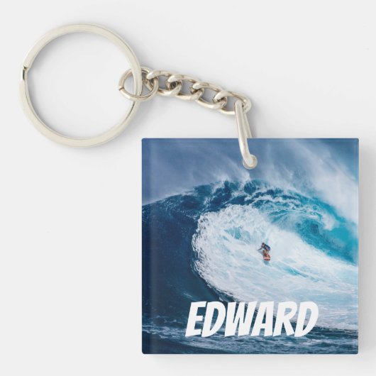 Porte-clés Surfer sur les Tubes (Devant)