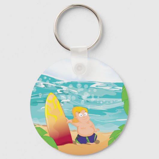 Porte-clés Surfeur (Recto)